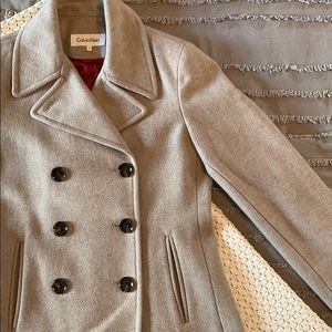 Calvin Klein Peacoat | Tan